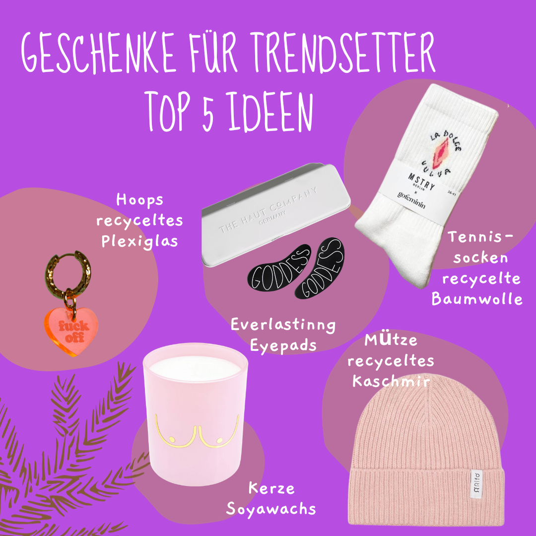 Weihnachtsgeschenke für die Trendsetter WOHLSIGN