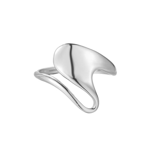 Ring Welle silber