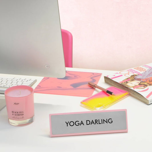 Yoga Darling Tischschild Schild 