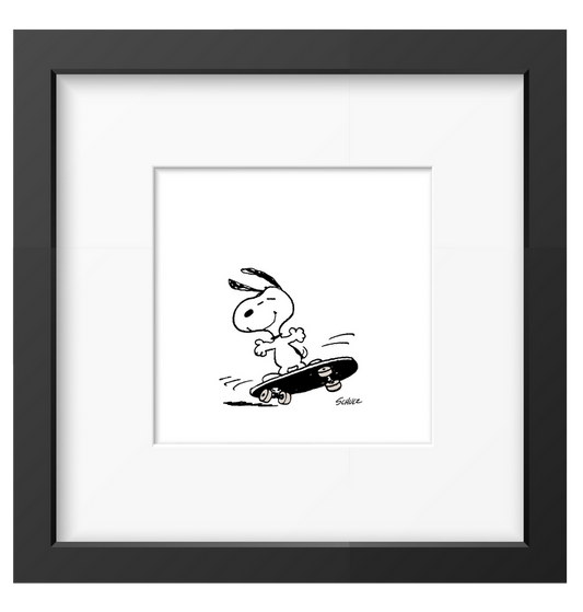 Snoopy Skater Magpie Peanuts Bild