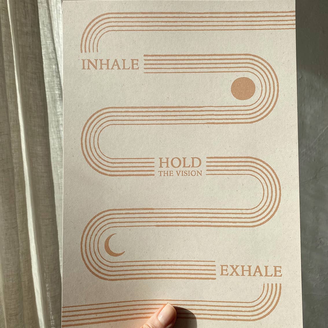 Poster Yoga anna cosma inhae exhale