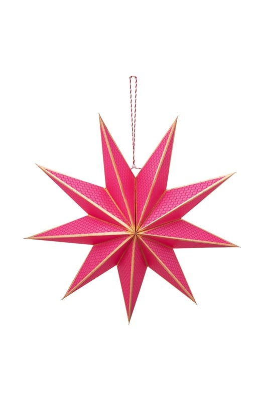 Weihnachtsstern Papier Pink